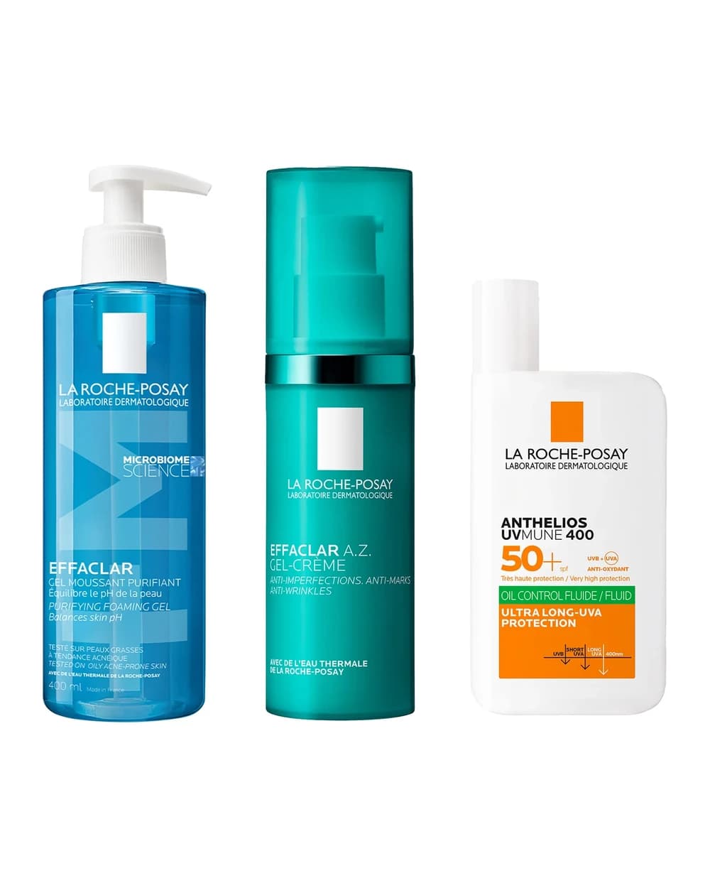 La Roche Posay Effaclar Adult Acne Bundle, Effaclar Cleanser & Treatment