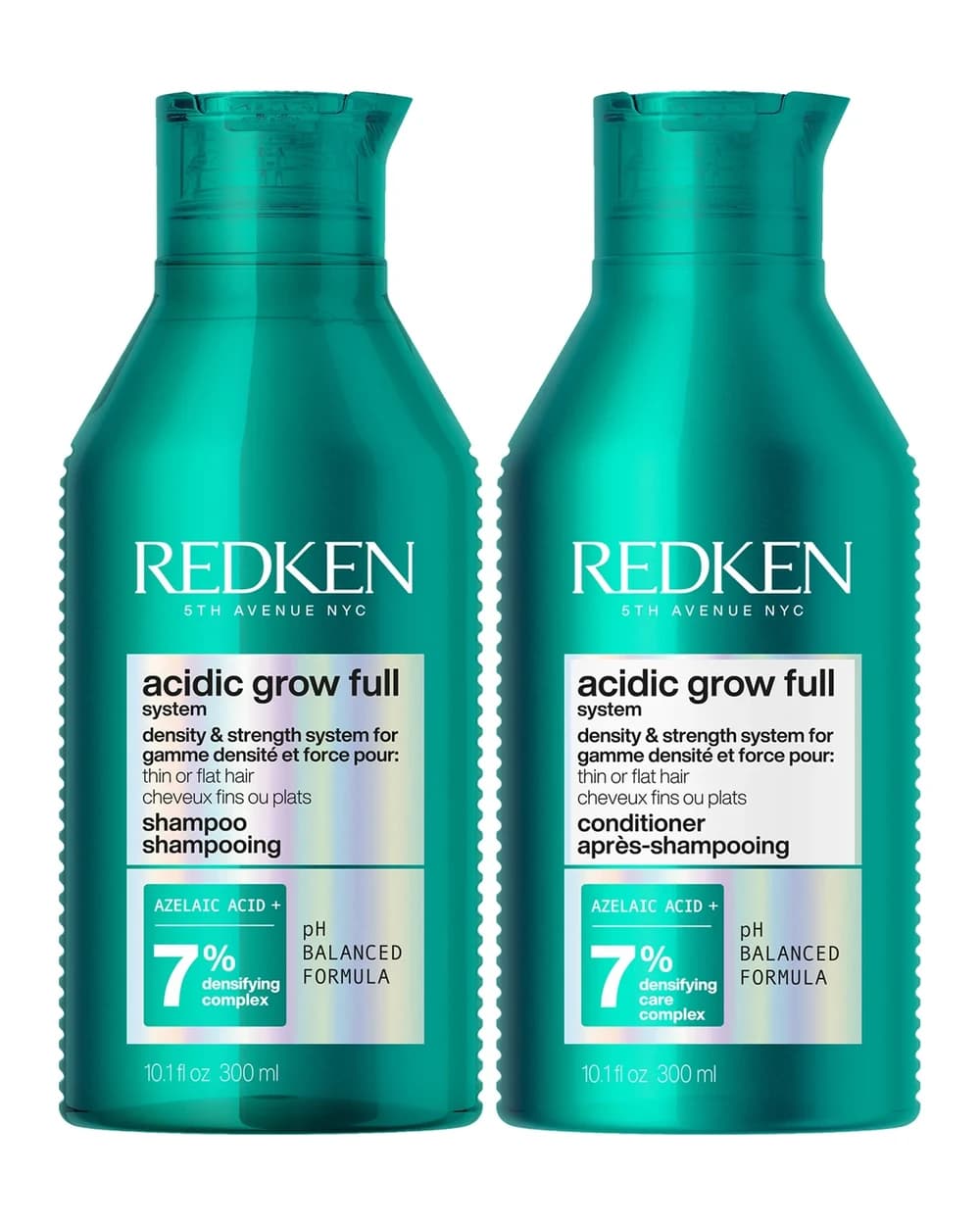 Redken Acidic Grow Full System Densyfying Shampoo 300ml & Redken Acidic Grow Full System Densifying Conditioner 300ml Duo