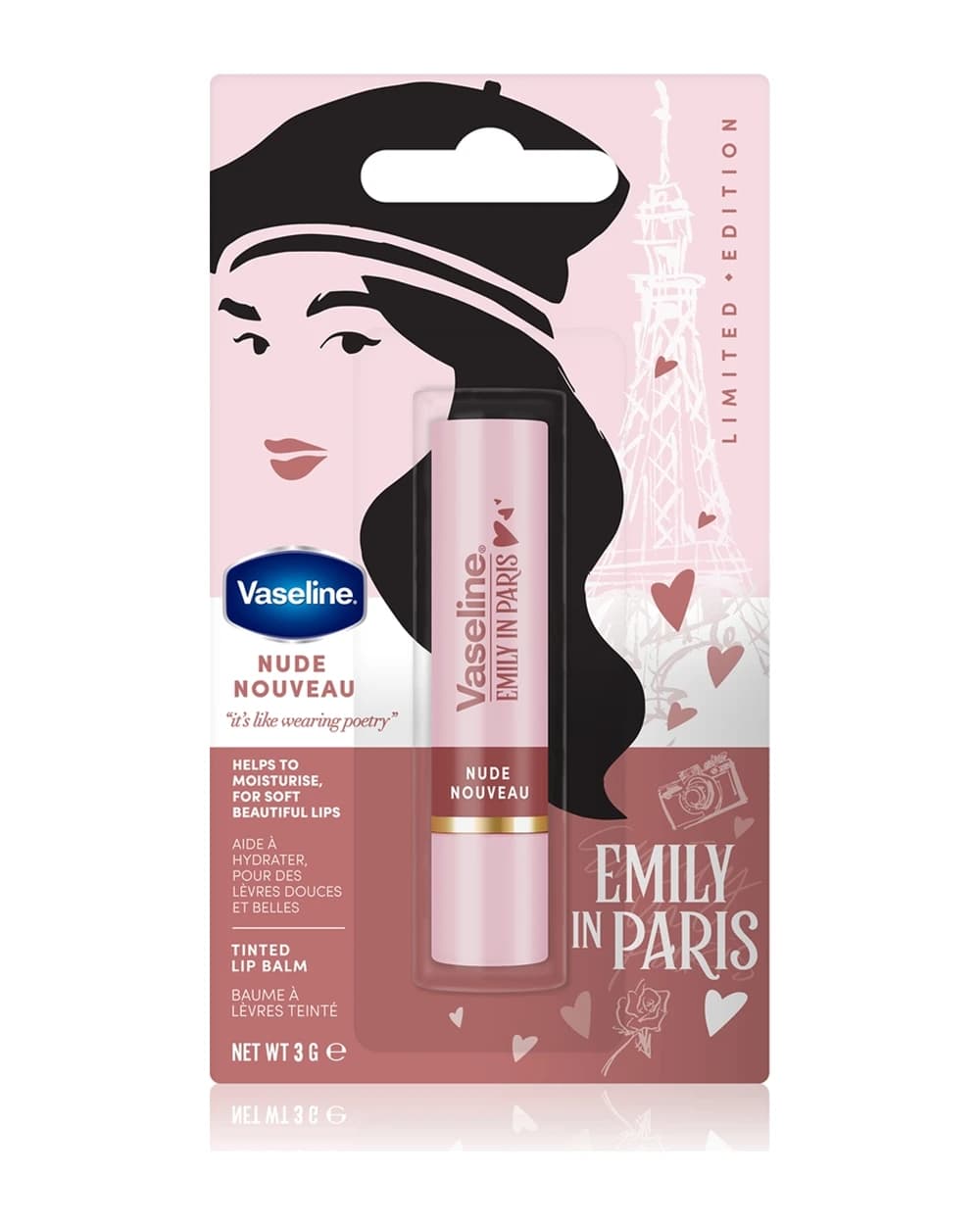 Vaseline Emily In Paris balsamo colorato labbra