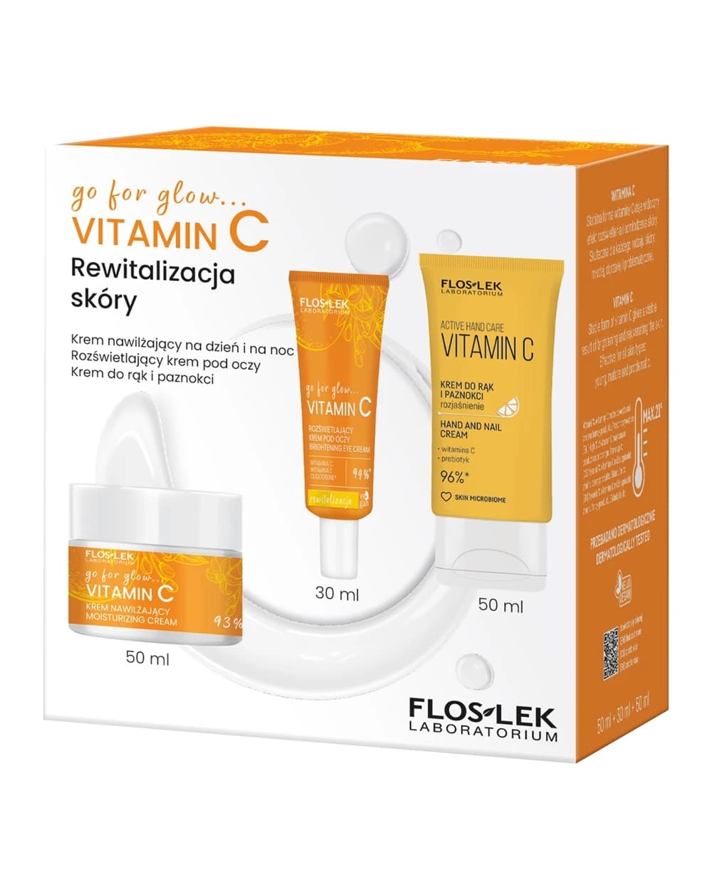 Floslek Laboratorium Go For Glow Vitamin C confezione regalo con effetto rivitalizzante