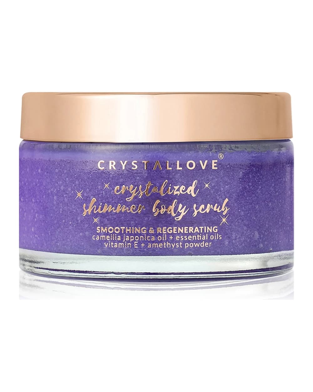 Crystallove Amethyst Shimmer Body Scrub corpo