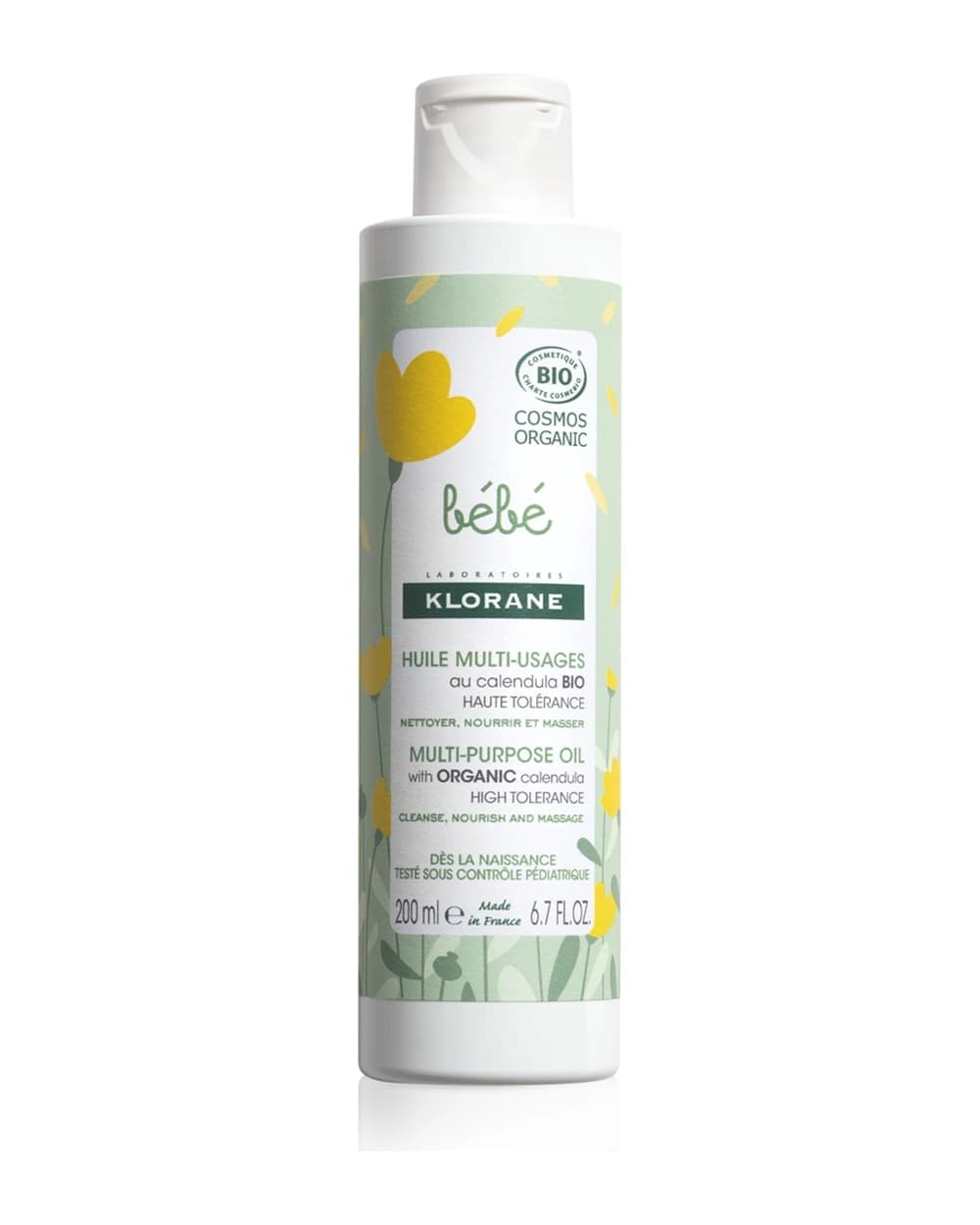 Klorane Bébé Multi-Purpose Oil olio corpo nutriente per la pelle del bambino