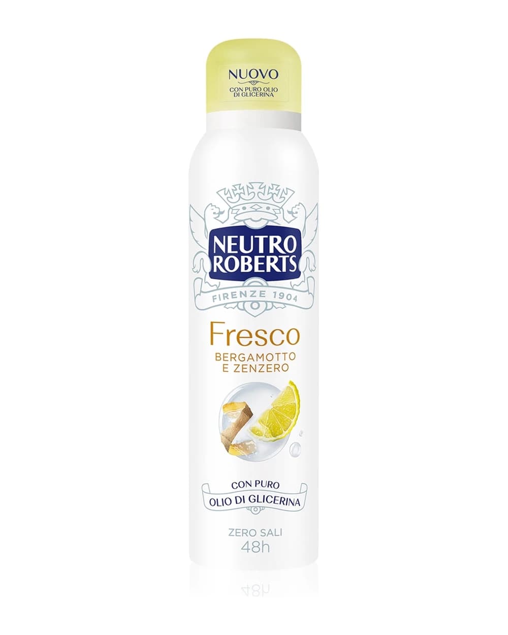 Neutro Roberts Bergamotto e Zenzero deodorante spray con effetto 48 ore