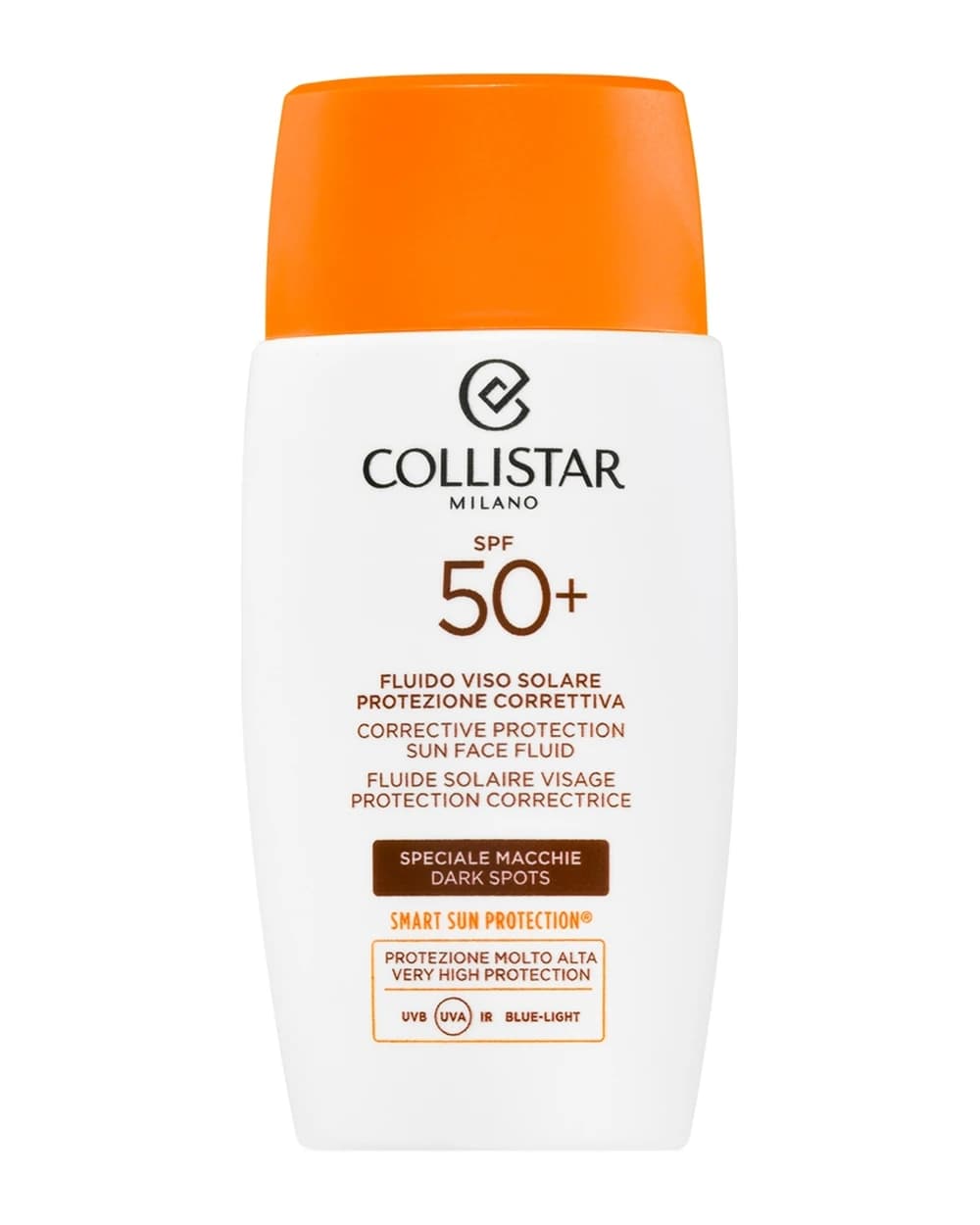 Collistar Sun Corrective Protection Face Fluid SPF 50+ lozione abbronzante per il viso SPF 50+