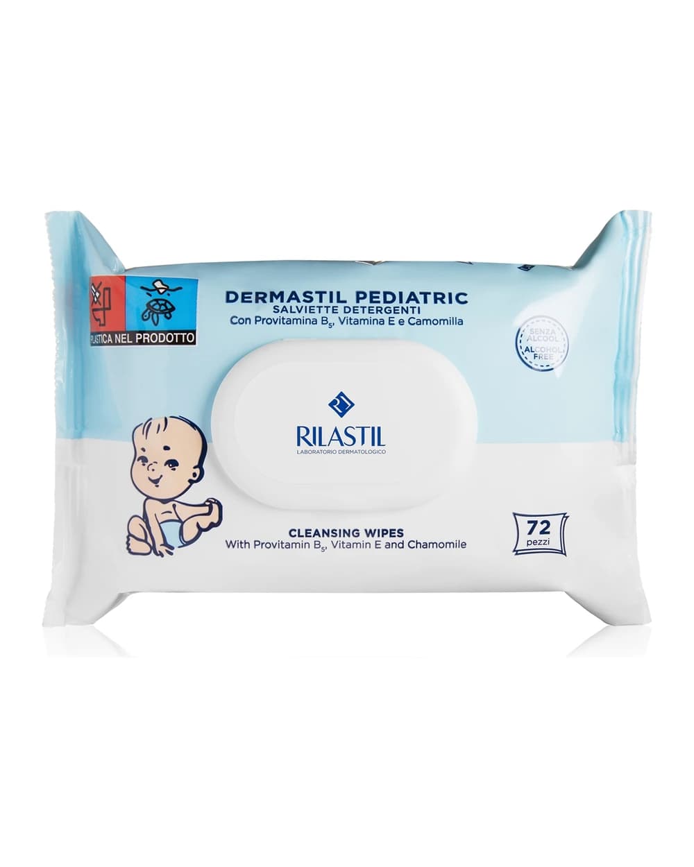 Rilastil Dermastil Pediatric salviette detergenti delicate per bambini