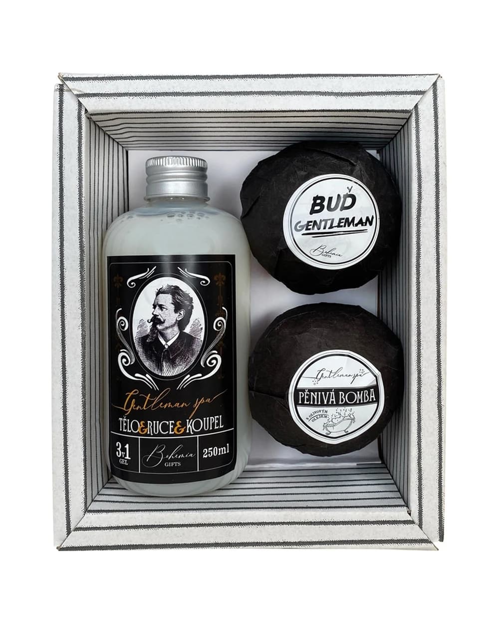 Bohemia Gifts & Cosmetics Gentleman Spa confezione regalo per la vasca per uomo