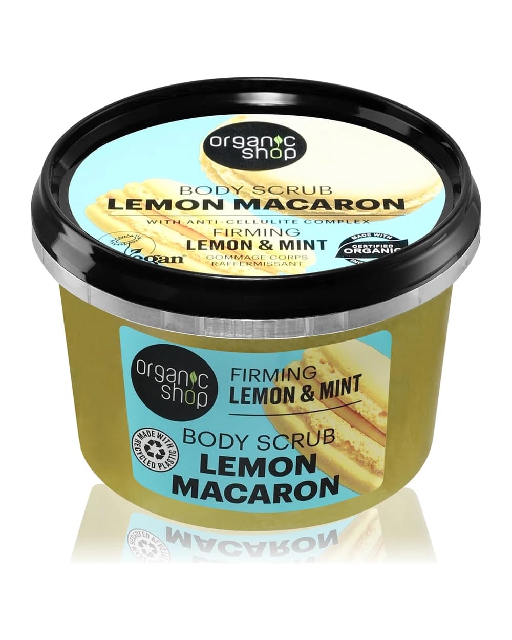 Organic Shop Lemon Macaron scrub rassodante corpo