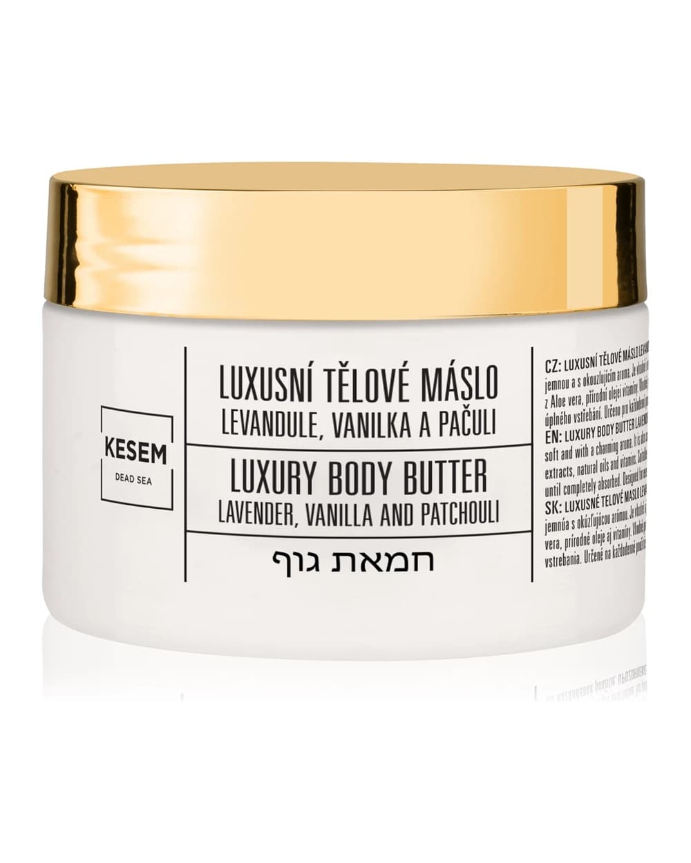 KESEM Luxury Body Butter Lavender, Vanilla & Patchouli burro corpo
