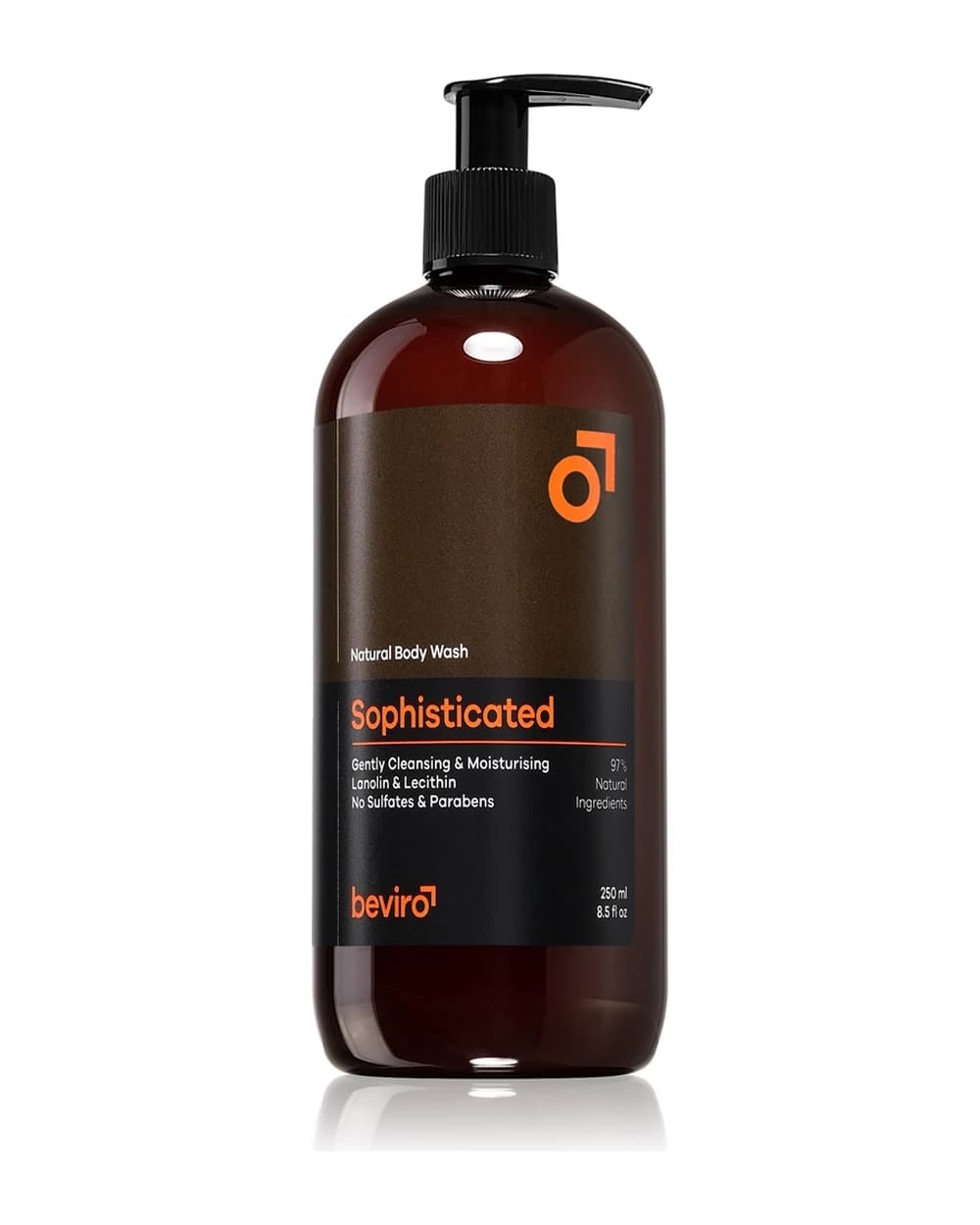 Beviro Natural Body Wash Sophisticated gel doccia per uomo