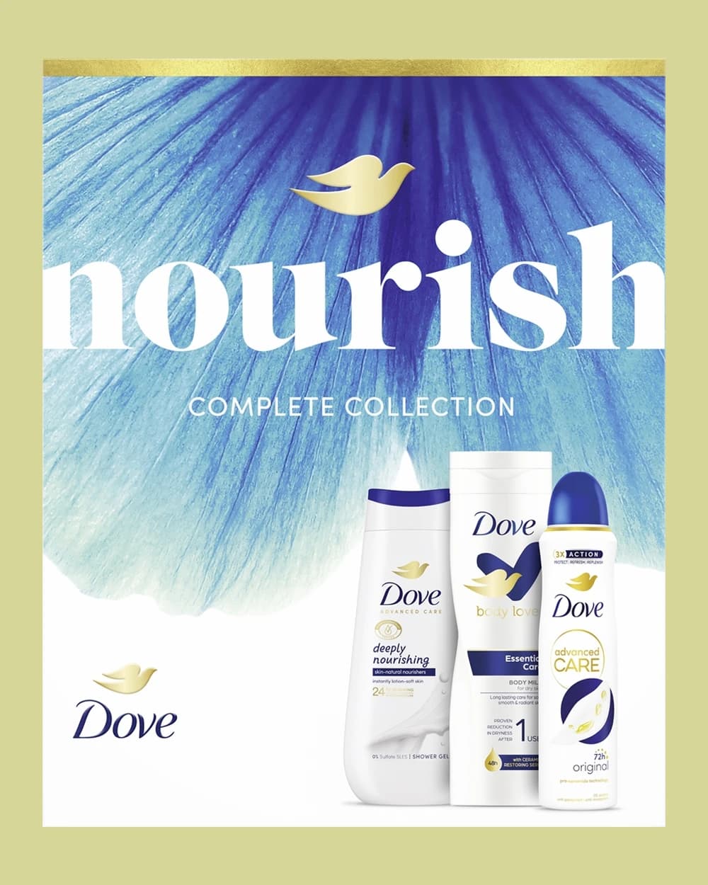 Dove Nourish confezione regalo da donna