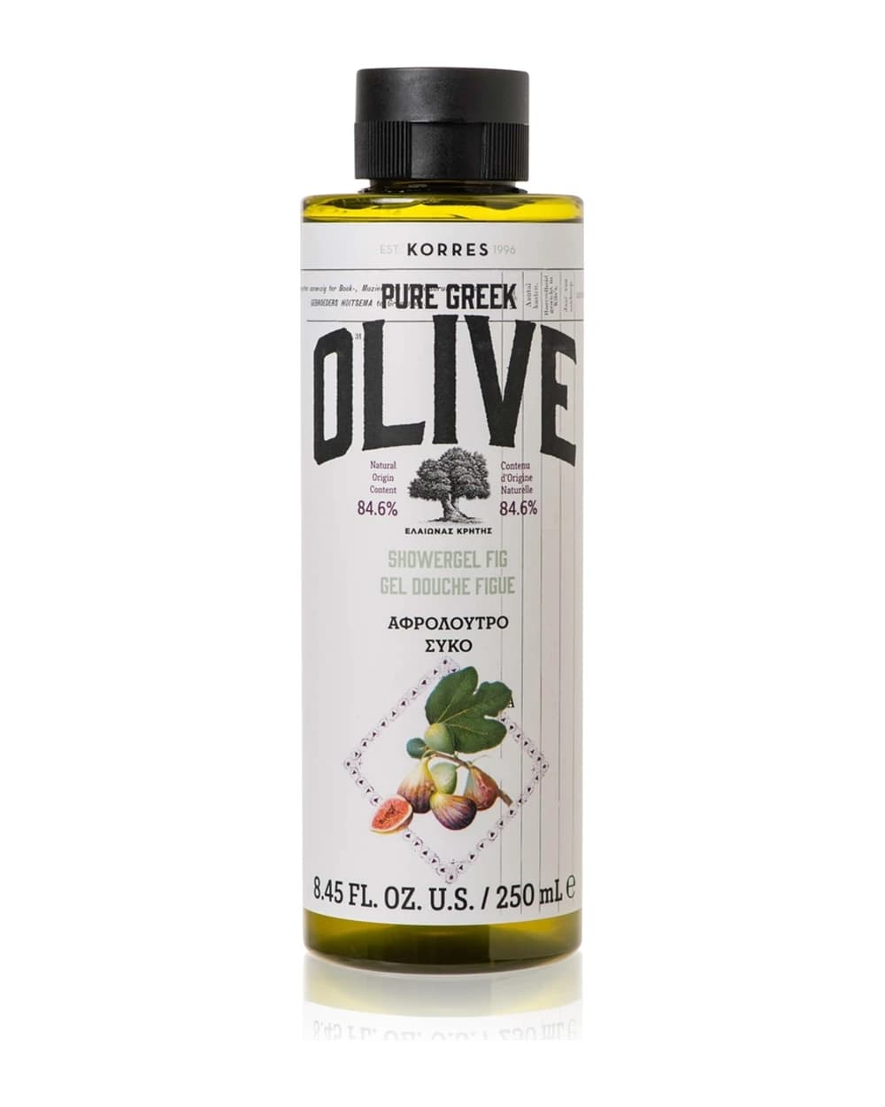Korres Pure Greek Olive & Fig gel doccia idratante