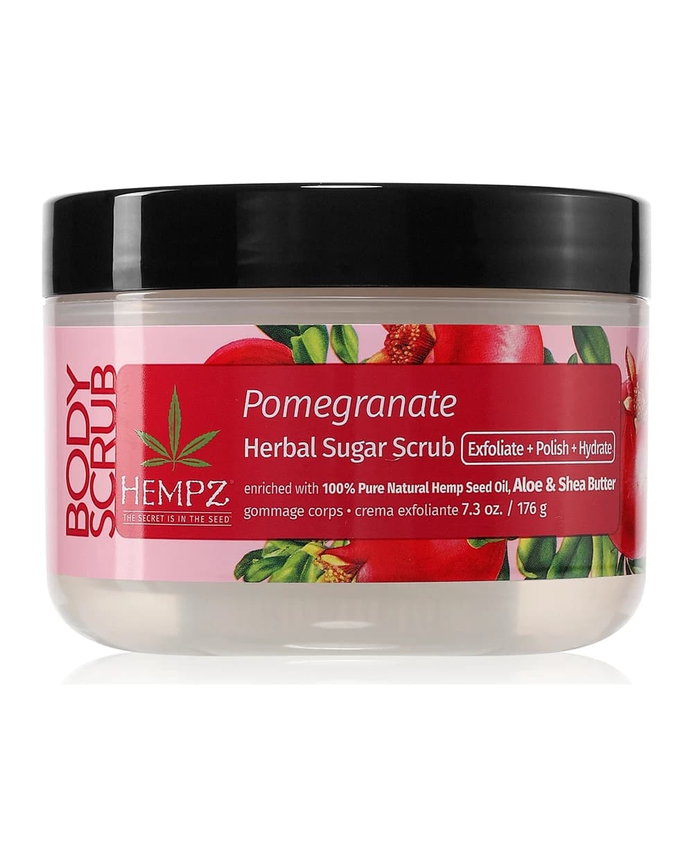 HEMPZ Pomegranate scrub corpo