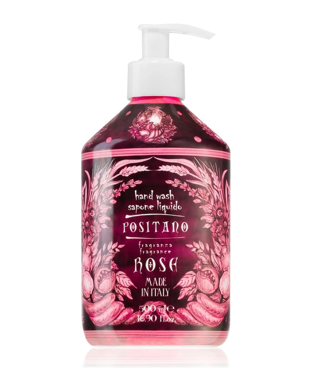 Rudy - Le Maioliche Positano Rosa Damascena sapone liquido per le mani