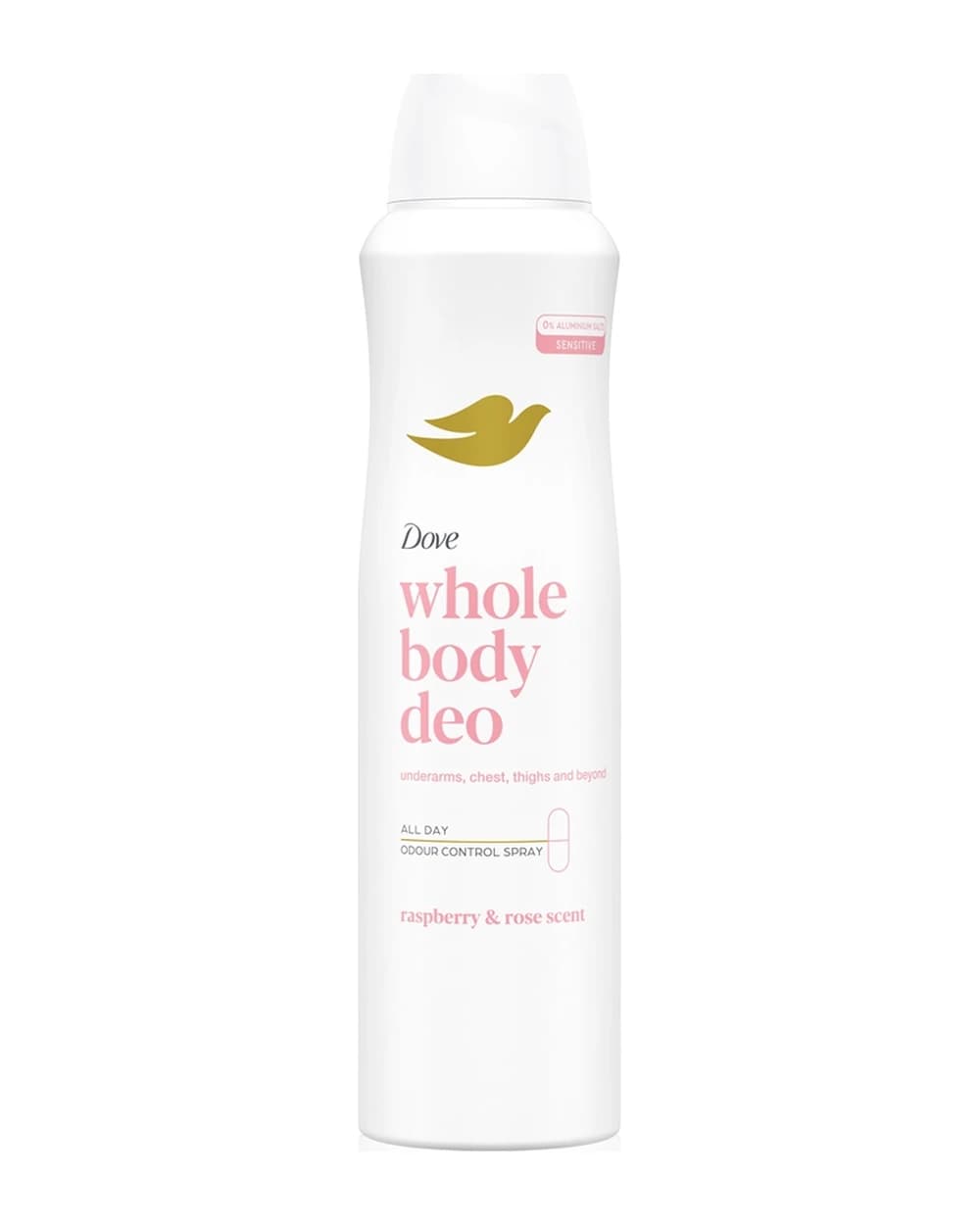 Dove Raspberry & Rose deodorante spray per il corpo