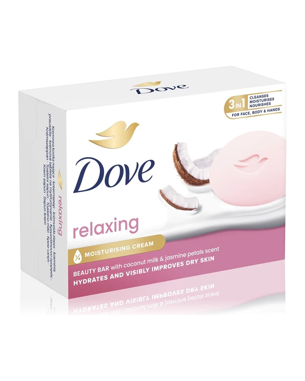 Dove Relaxing Coconut pastiglia cremosa detergente