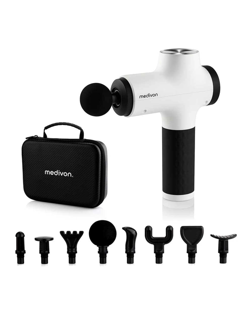 Medivon Relix pistola per massaggi con accessori
