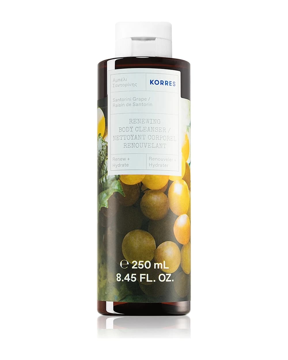 Korres Santorini Grape gel doccia rivitalizzante