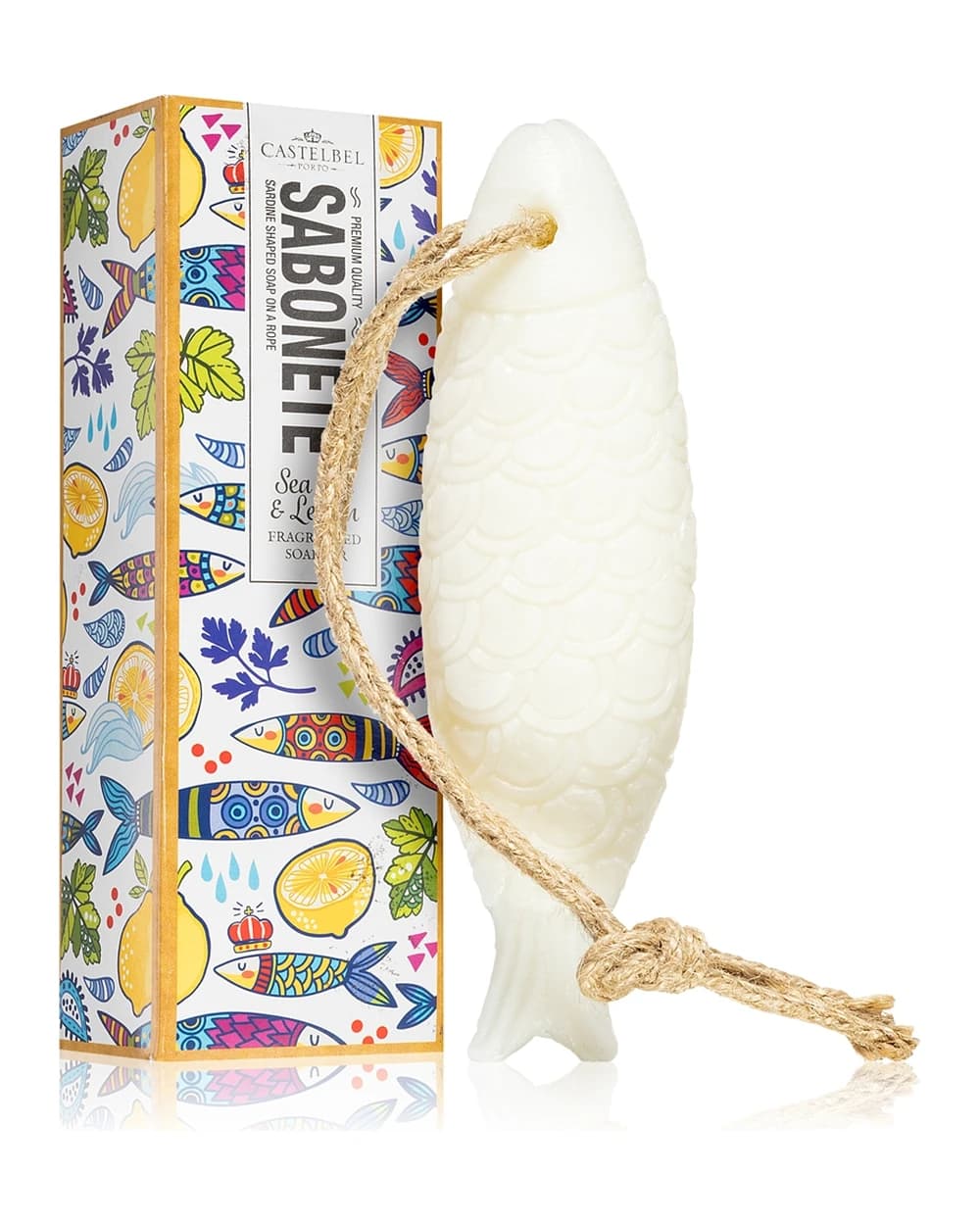 Castelbel Sardine Sea Salt & Lemon sapone solido
