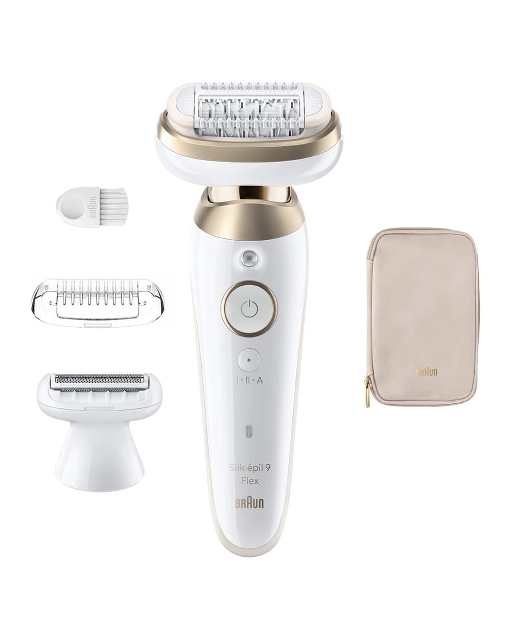 Braun Silk-épil 9 Flex 9-030 3D epilatore con testina completamente flessibile per la rasatura sia a secco che sotto l’acqua