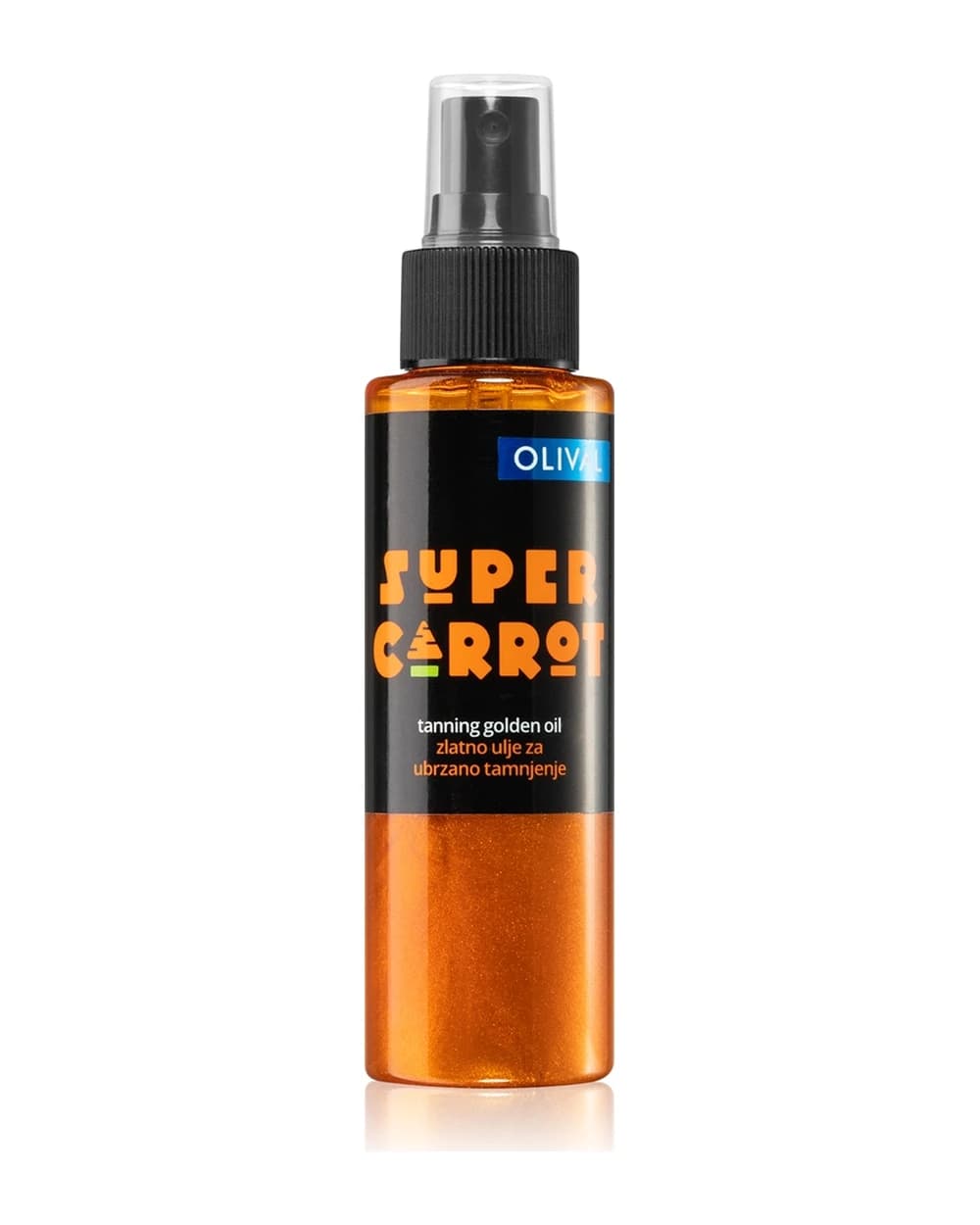Olival SUPER Carrot Golden Oil olio glitter acceleratore di abbronzatura