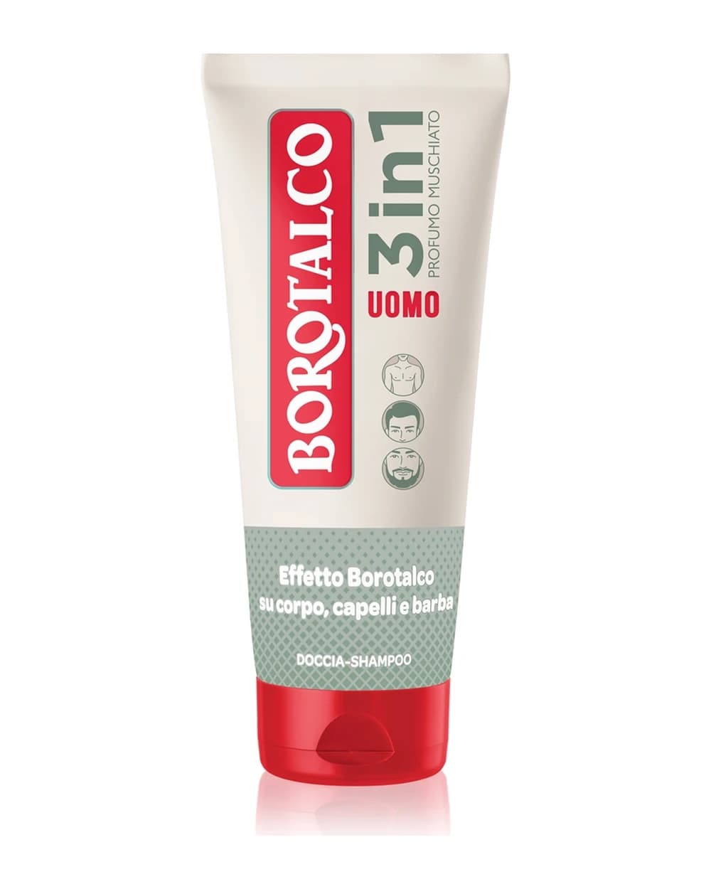 Borotalco UOMO 3 in 1 gel doccia per uomo per viso, corpo e capelli