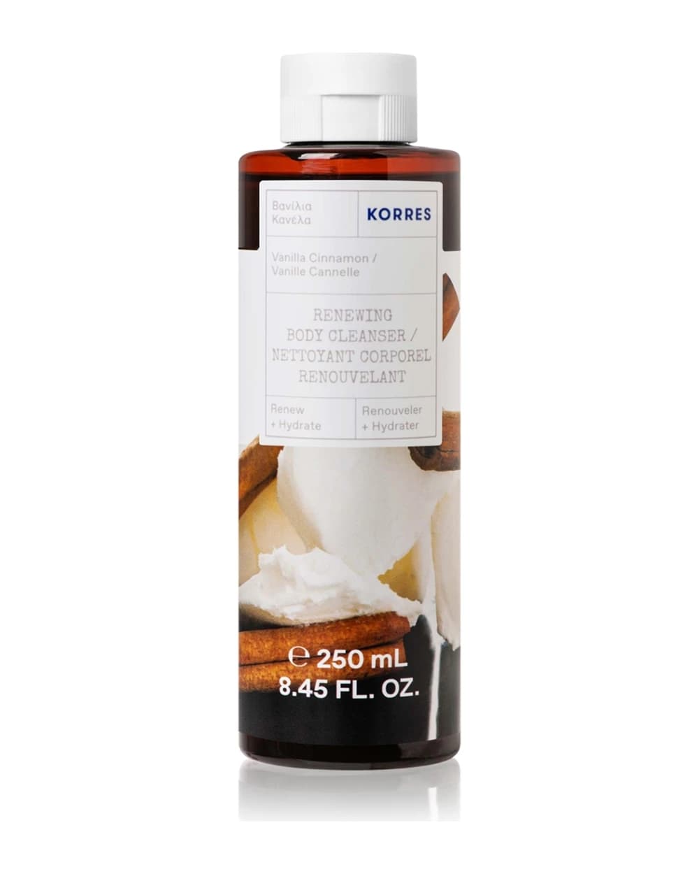 Korres Vanilla & Cinnamon gel doccia delicato