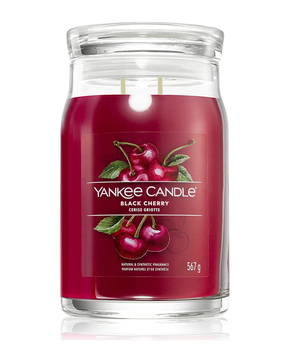 Yankee Candle Black Cherry candela profumata Signature