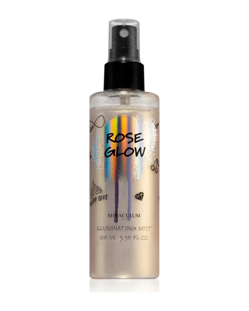 Miraculum Girls Collection Rose Glow spray idratante corpo con glitter