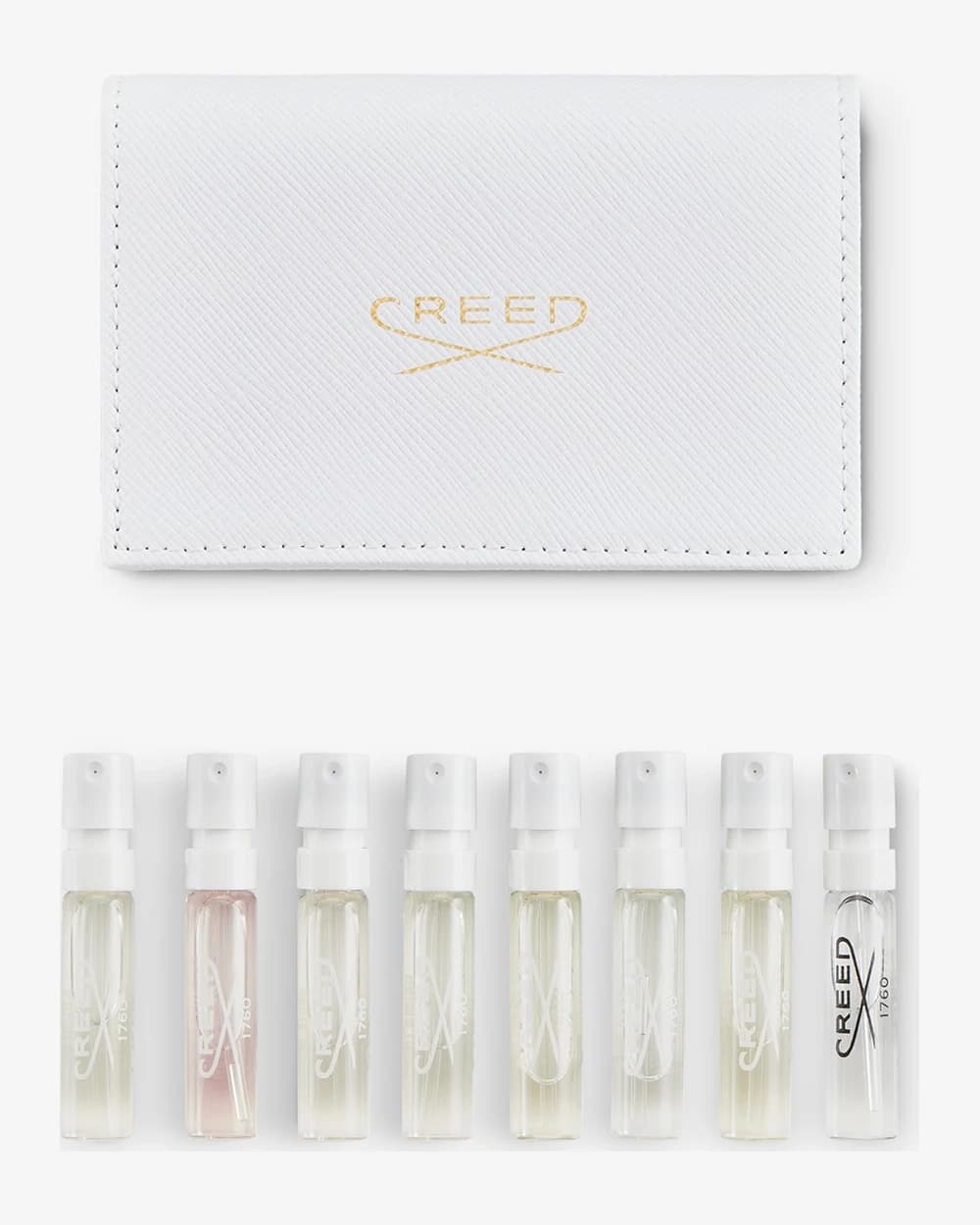 Creed Leather Sample Wallet - White set da donna