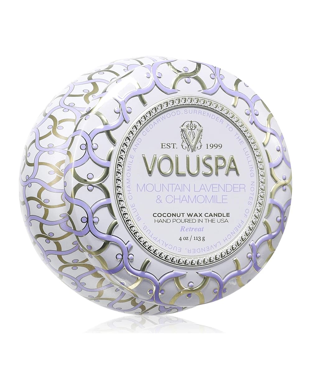 VOLUSPA Maison Blanc Mountain Lavender & Chamomile candela profumata