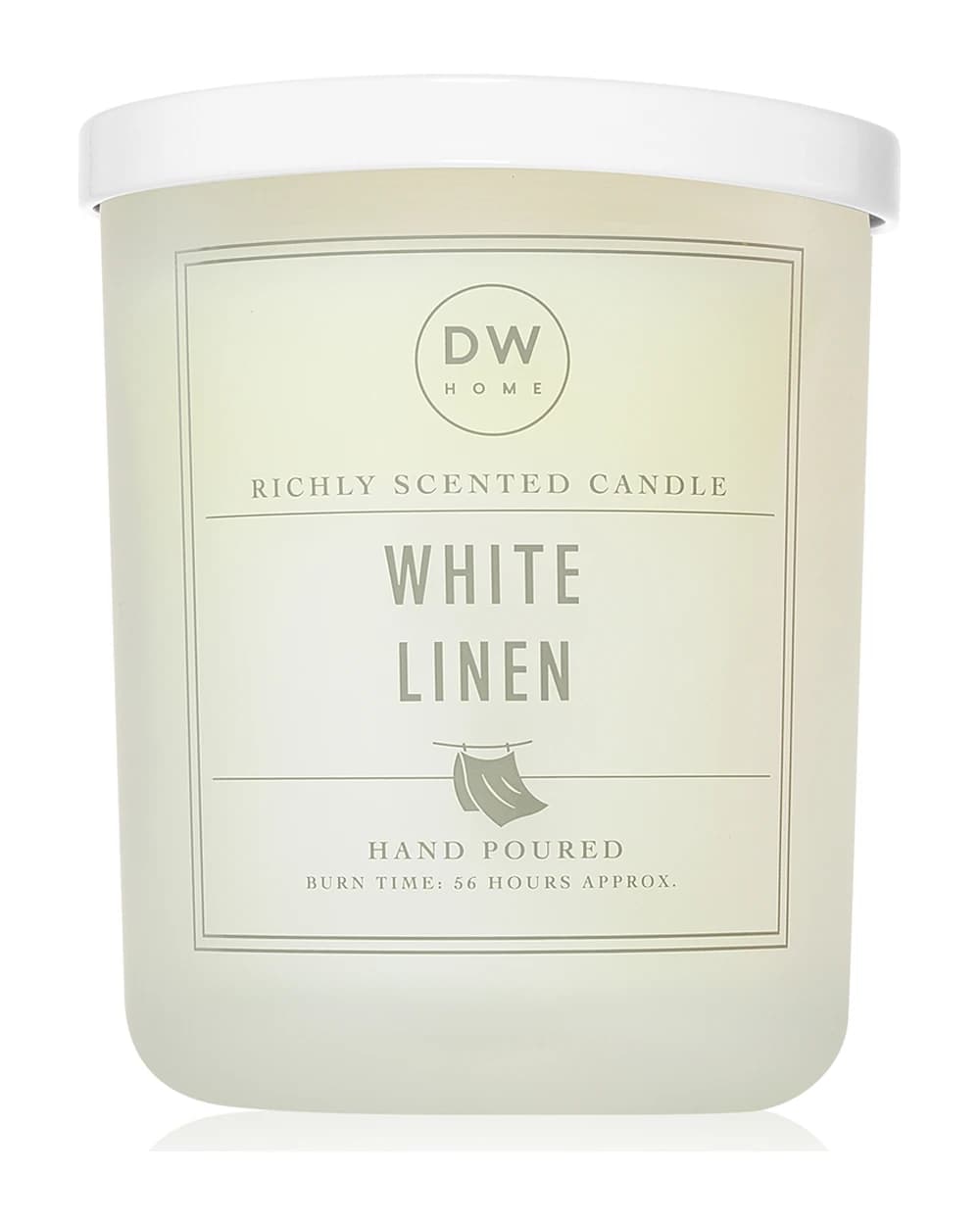 DW Home Signature White Linen candela profumata