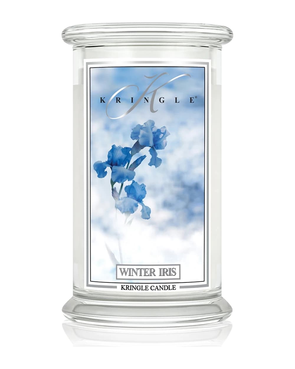 Kringle Candle Winter Iris candela profumata