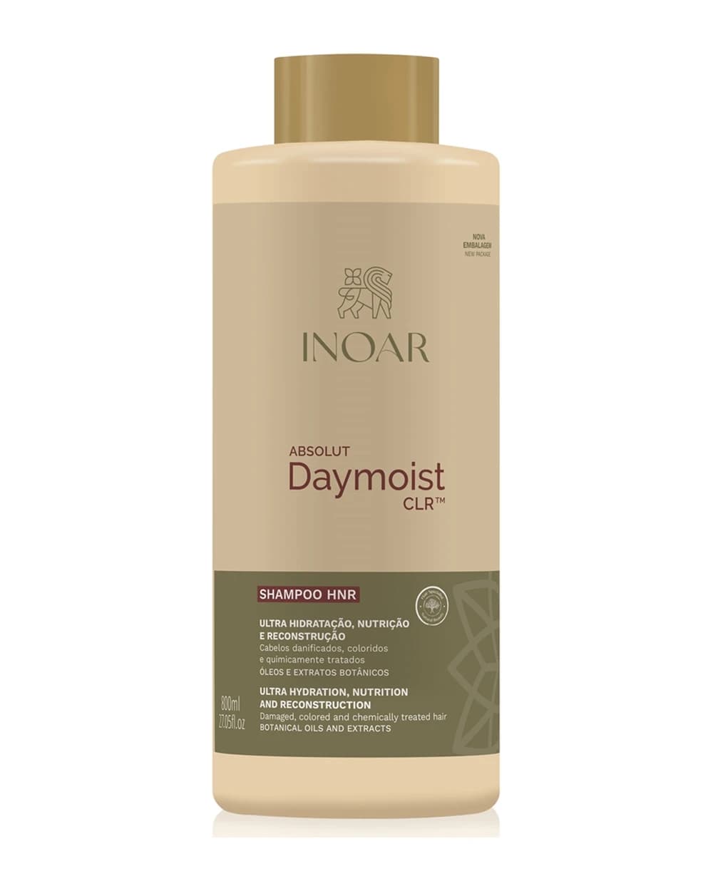 INOAR Absolut Daymoist CLR™ shampoo idratante intenso per capelli secchi e tinti