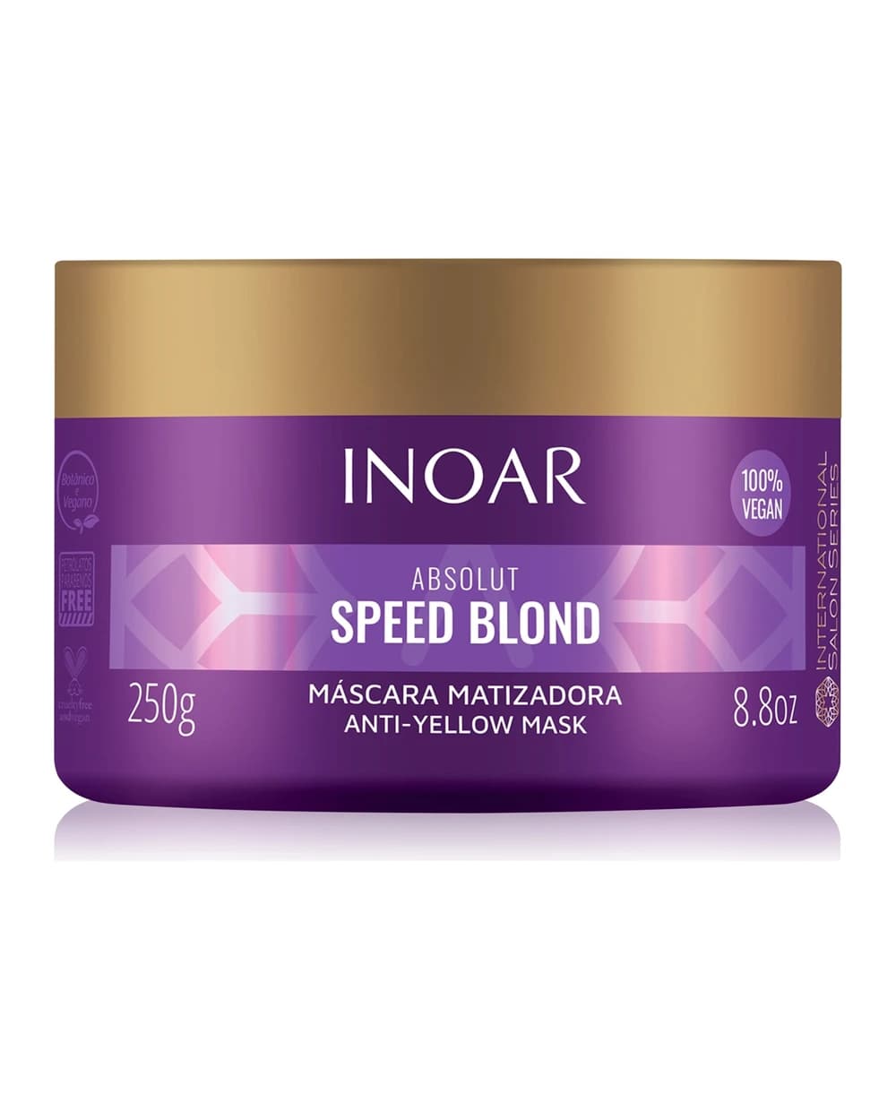 INOAR Absolut Speed Blond maschera nutriente colorata per capelli biondi