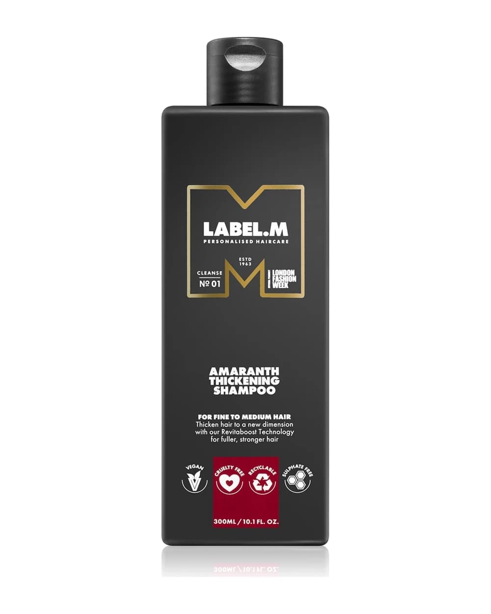 label.m Amaranth shampoo addensante per capelli delicati