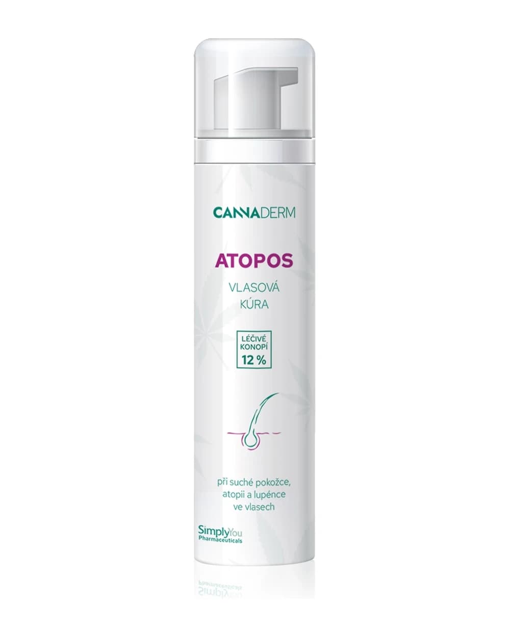 Cannaderm Atopos Sensitive scalp treament trattamento intensivo per cuoi capelluti irritati