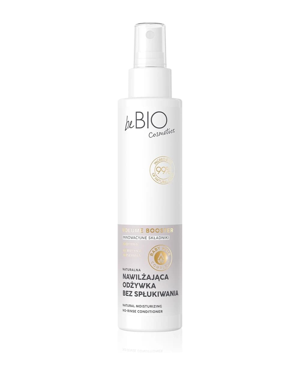 beBIO Baby Hair Complex balsamo senza risciacquo per idratazione e brillantezza