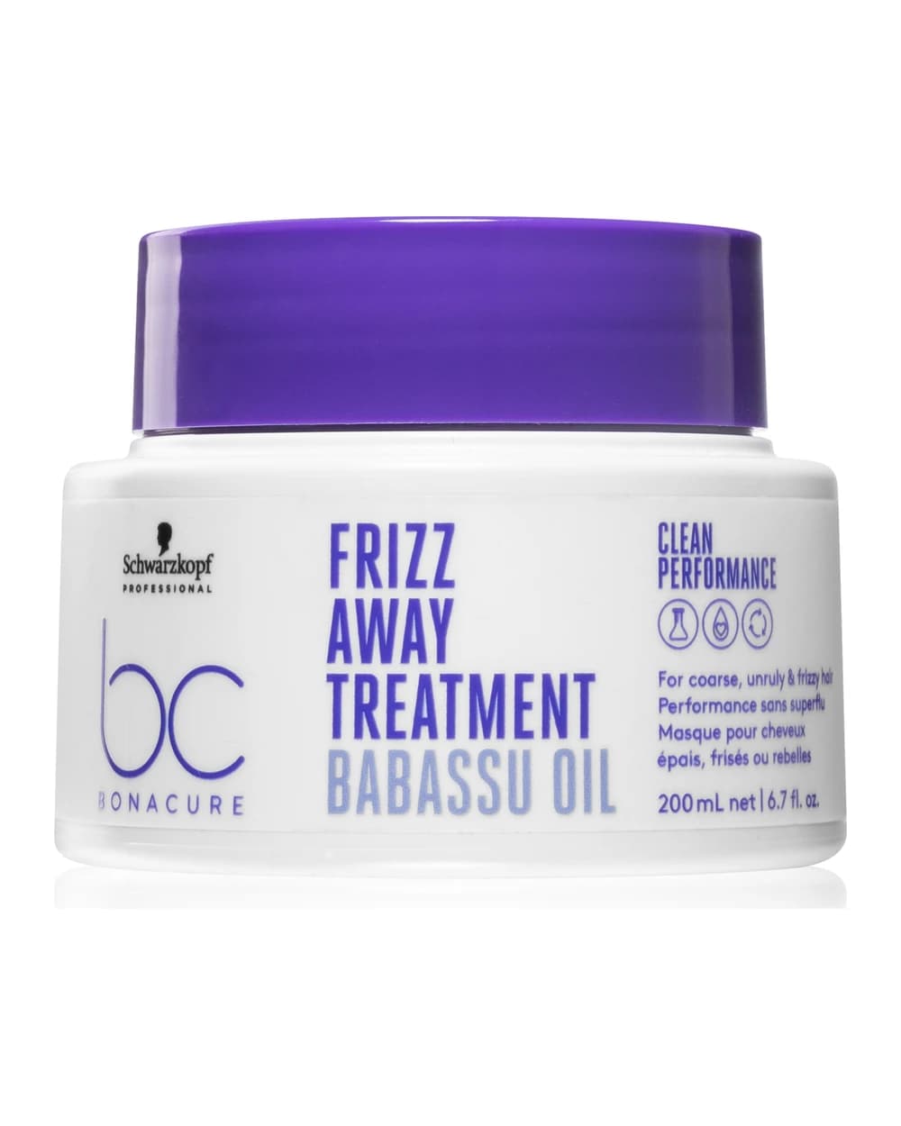 Schwarzkopf Professional BC Bonacure Frizz Away Treatment maschera per capelli ribelli e crespi