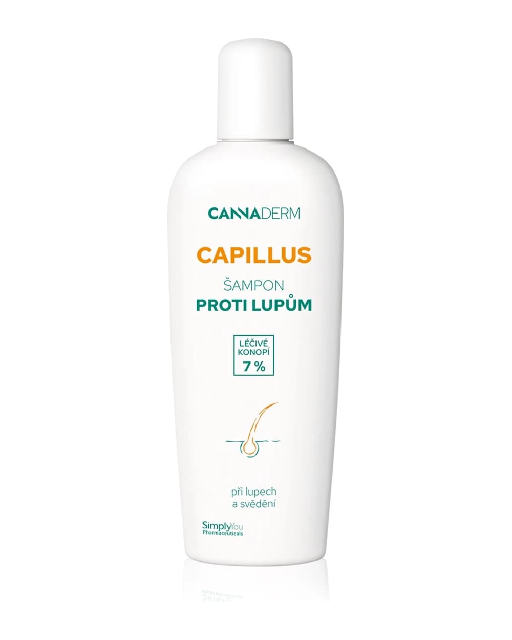 Cannaderm Capillus Anti-Dandruff Shampoo antiforfora con olio di cannabis