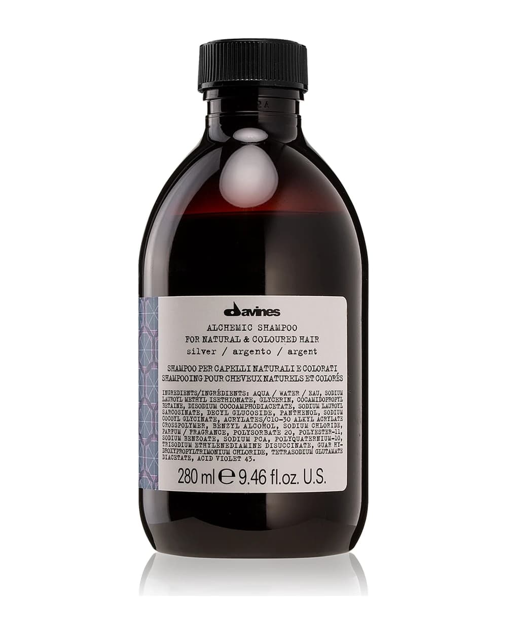 Davines Alchemic Shampoo Silver shampoo nutriente per esaltare il colore dei capelli