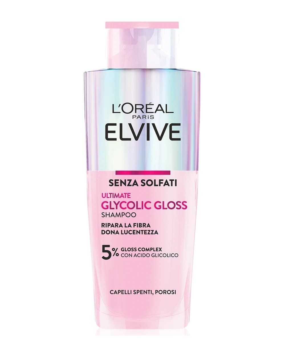 L’Oréal Paris Elvive Glycolic Gloss shampoo rivitalizzante per illuminare i capelli spenti