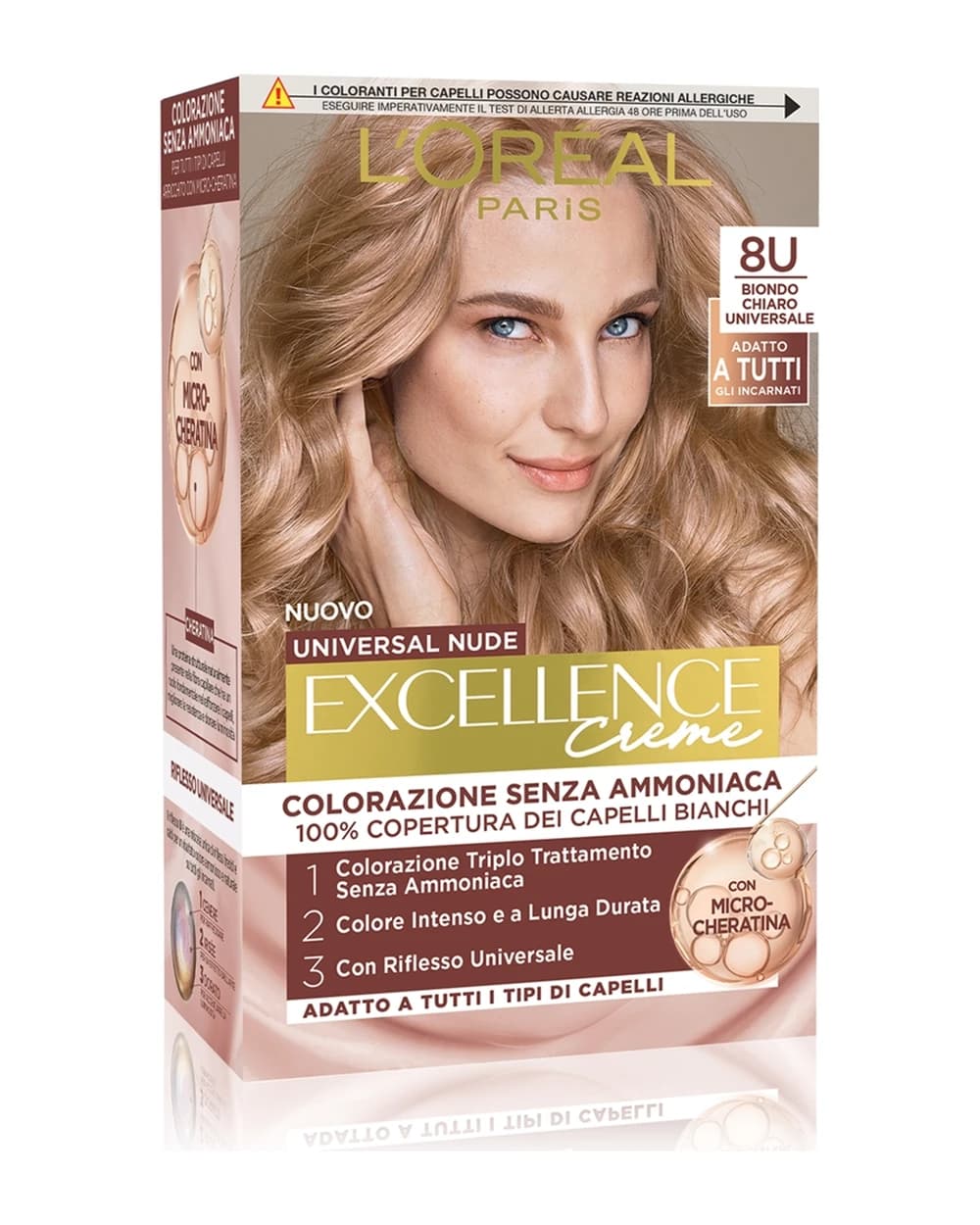 L’Oréal Paris Eccellenza Universal Nudes tinta permanente per capelli