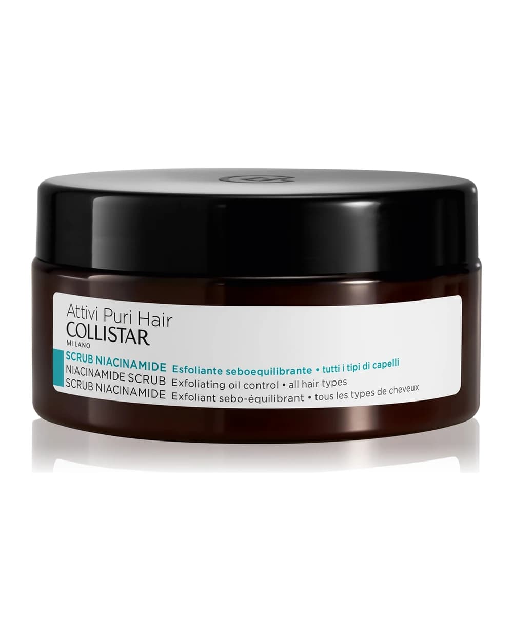 Collistar Hair Niacinamide Scrub Exfoliating Oil Control scrub per il cuoio capelluto