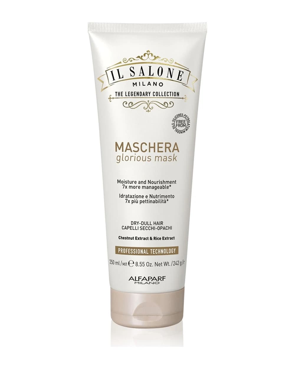 Alfaparf Milano Il Salone Milano Glorious maschera ricostruttore per capelli rovinati