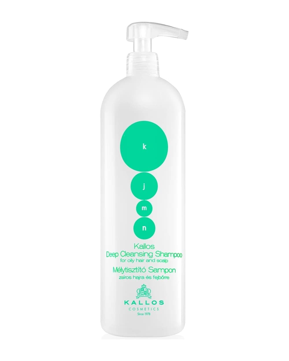 Kallos KJMN Professional shampoo di pulizia profonda per capelli e cuoio capelluto grassi