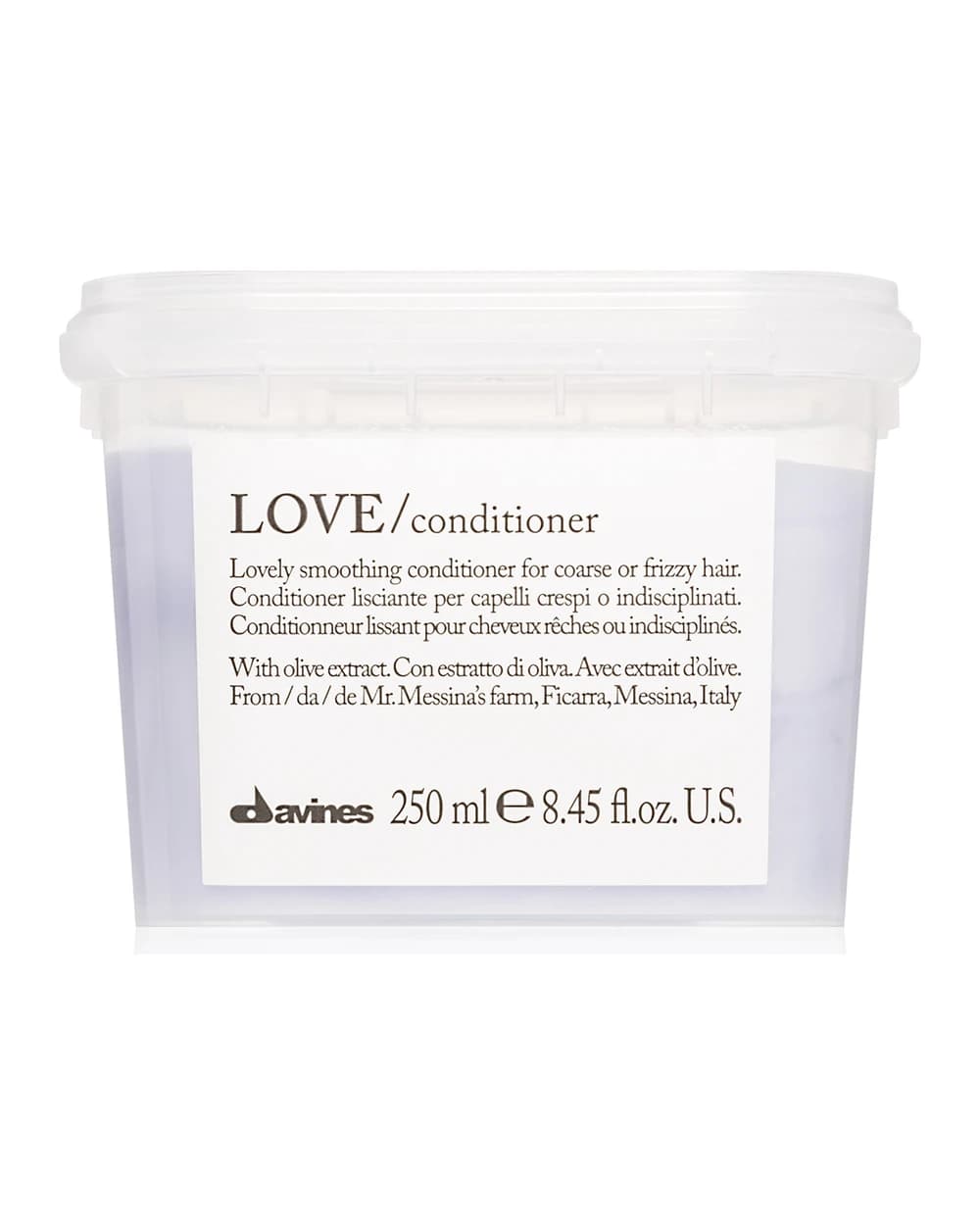 Davines Essential Haircare LOVE Smoothing Conditioner balsamo lisciante per capelli ribelli e crespi