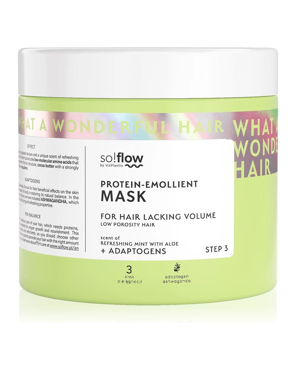 so!flow Low Porosity Hair Protein-Emollient Mask maschera per capelli senza volume