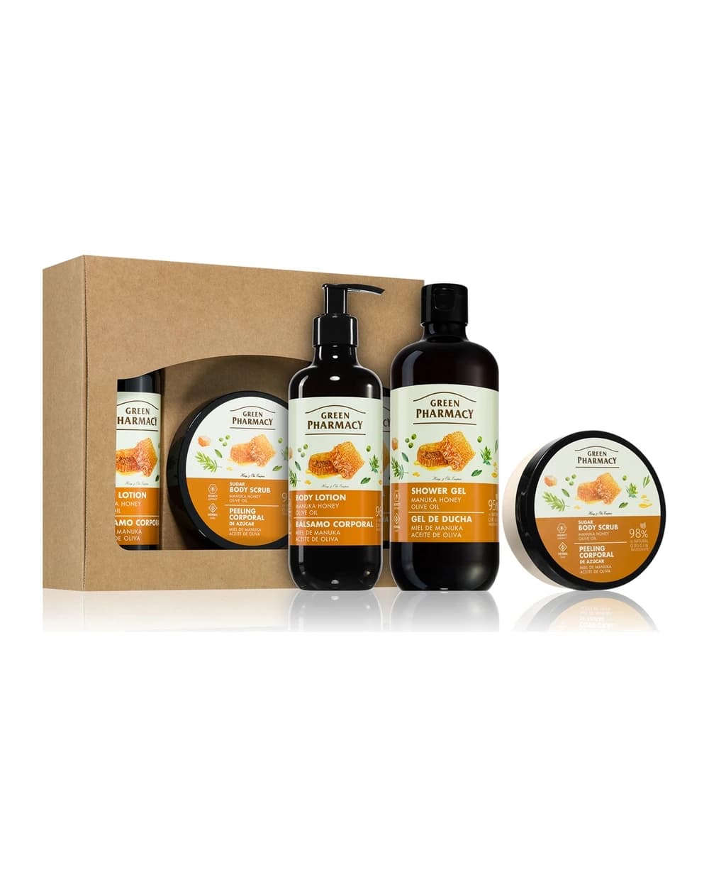 Green Pharmacy Manuka Honey & Olive Oil SET confezione regalo