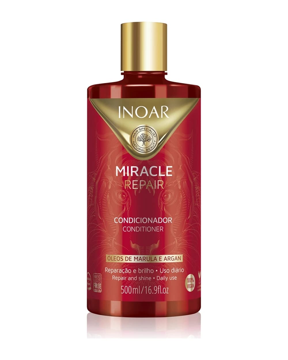 INOAR Miracle Repair balsamo rigenerante per capelli deboli e danneggiati