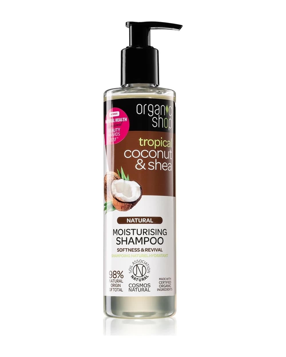 Organic Shop Natural Coconut & Shea shampoo idratante per capelli rovinati e secchi